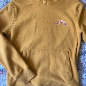 Men’s XS Levi’s Polar Fleece Hoodie in Yellow